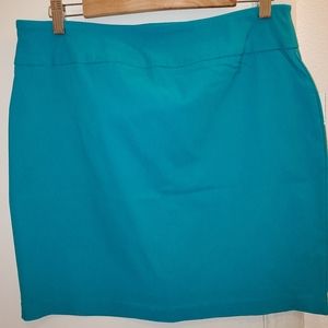 Rekucci Turquoise mini skirt with tags